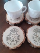 Real Madryt. Gruba kora. Podkładka pod kubek.