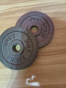 obciążenie żeliwne Hop-Sport 2 x 2,5 kg o średnicy 31mm