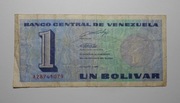 Stary banknot  Wenezuela 1 Bolivar