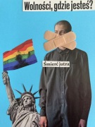 Plakat autorski kolaż „Wolność” 30x40 cm 