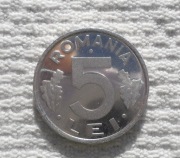Rumunia ROL 5 lei 2003 KM#114 Lustrzanka z zestawu rocznikowego st. L Proof