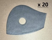 (x20) Wymienne filtry PM2.5 FPP2 do masek antysmogowych