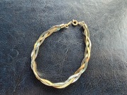 Bransoletka damska używana, 3 kolorowa