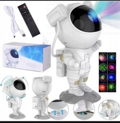 PROJEKTOR GWIAZD ASTRONAUTA Dla Dzieci Lampka Nocna Rzutnik Led Laserowy