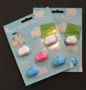 Mini magnesy w kształcie chmurek