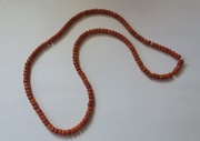 Czerwone korale naszyjnik 