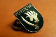 Poświętne Pow. Siedlce Herb pin przypinka