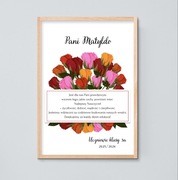 Prezent dla nauczyciela przedszkole Żlobek zakończenie roku ramka a4