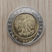 5zł 2020 Rok efektowny menniczy Destrukt