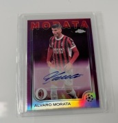 Alvaro Morata karta z autografem