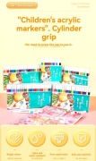 Acrylic Marker. 24 kolorów