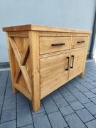 Szafka łazienkowa rustykalna drewniana 