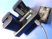 Enegon itp LP-E6 4szt zestaw + ładowarka zasilacz markowe aku zamiennik 