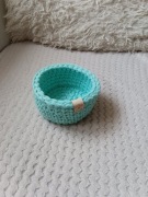Koszyczki ze sznurka bawełnianego handmade małe 
