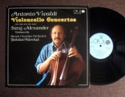 VIVALDI Violoncello Concertos LP Juraj Alexander
