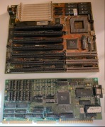 Płyta główna socket 3 (486) + karta graficzna VLB