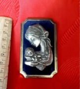 obrazek pamiątka z Rzymu Maryja z dzieciątkiem 