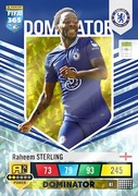 Raheem Sterling 81 Dominator Karta PANINI FIFA 365 2023