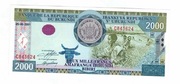BURUNDI 2000 FRANCS 2001 P41A