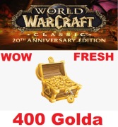 WOW SPINESHATTER GOLD 400 GOLDA ZŁOTA ZŁOTO FRESH EDYCJA WORLD OF WARCRAFT