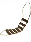 Drabinka do podwieszenia w terrarium - 7 szczebelków 