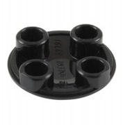 LEGO 2654 Czarna płytka okr. 2x2 265426 3szt