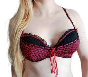 New Yorker biustonosz 75B koronka serduszka coquette gothic lolita