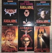 KSIĘGI KRWI 1-6 CLIVE BARKER [KOMPLET, UNIKAT]
