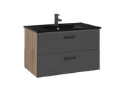 Szafka łazienkowa z umywalką CERAMICZNĄ i korek klik klak NOWA 80X45