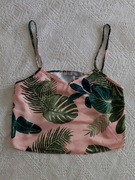 Góra od piżamki w zielone liście XS ASOS