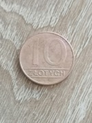 moneta 10 zł rok 1989