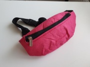 Torebka nerka saszetka 2 komory różowa pikowana