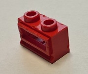 Lego 27bc01 okno 1x2x1 czerwony - 1 sztuka !