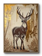 Obraz oryginalny, malowany farbami na płótnie, 50x70, nowy