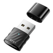 Nadajnik BT USB Adapter Bluetooth v5.1 do PC Toocki Audio Mysz Klawiatura