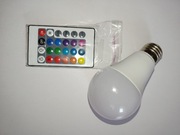 Żarówka LED z pilotem 16 kolorów 