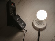 żarówka E27 LED 6W 12V Oprawa garażu działkę kamper altanka akumulator