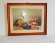 Piękny obraz owoców 