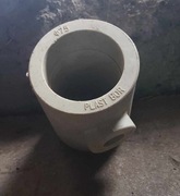 Trójnik trzykielichowy redukcyjny 75x25x75 mm PP-R PLASTBOR TRR752575