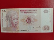 Kongo 50 Franków 2007r. P-97a UNC