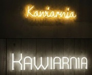 Kawiarnia neon szyld led cafe kafejka lampka LED witryna na zamówienie 