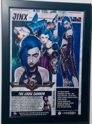 Plakat Jinx Arcane League of Legends w ramce dekoracja gamingowa