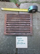 Ruszta żeliwne do pieca 20 x 26 cm.