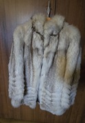 Futro z lisa, naturalne, lis srebrny, szyte na zamówienie 