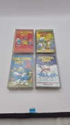 Zestaw 4 kaset: Smerfne Hity cz. 1, 2, 3 oraz Smerfna Zima