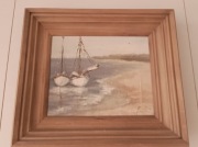 Obraz olejny - "Lato nad morzem" - Anita Zielińska, 1997