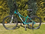 Unibike Emotion 26" - rower damski MTB Comfort, turkusowy, 