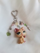 breloczek z kotkiem lps handmade