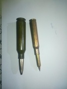 Długopis  z wystrzelonych lusek