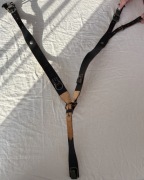 Niemieckie skórzane szelki do przynoszenia oporządzenia (Y-Straps) - II WŚ 